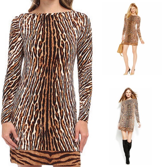 Michael Kors Dresses & Skirts - Michael Kors Animal Print Dress NW Size XL